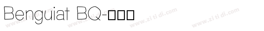 Benguiat BQ字体转换